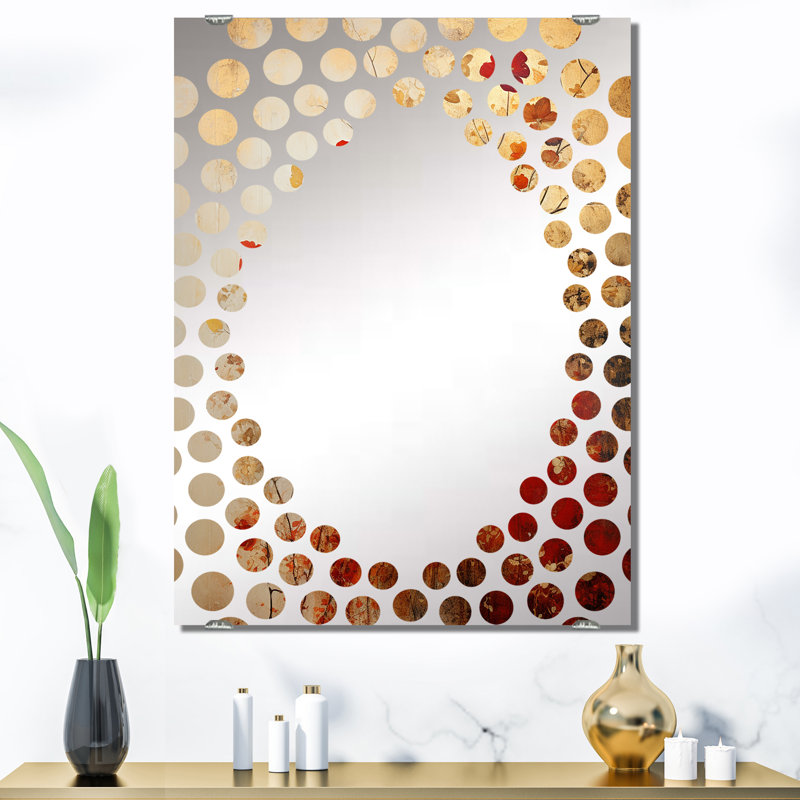 Erving - Miroir mural abstrait Botanicals MIR136432, 40 po x 30 po, Erving - Botanicals abstraits