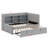 Upholstered Daybed With Trundle, Storage Shelves, USB & Outlet-457217262