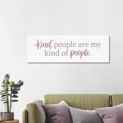 Kind People by Imperfect Dust - Wrapped Canvas Panoramic Gallery-Wrapped Canvas Giclée