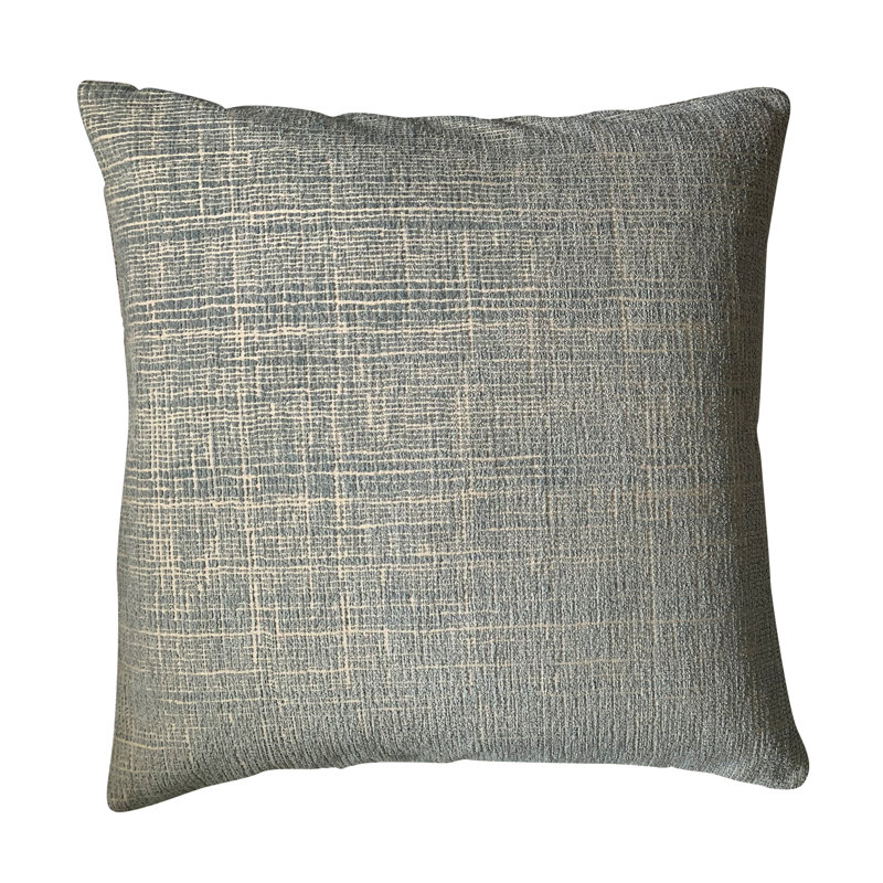 Coussin Brandi, Bleu clair, H 18 po x l 18 po