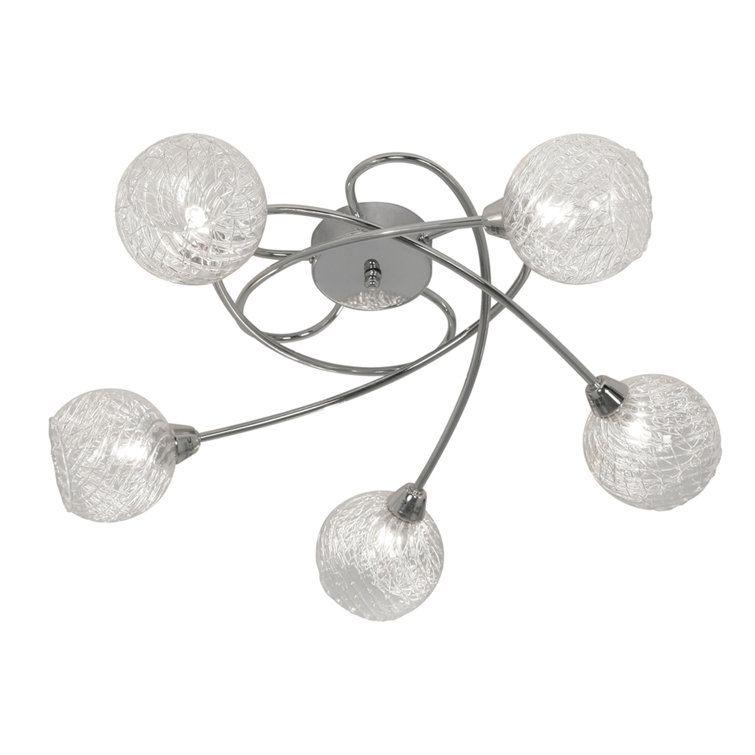 5 Light Semi Flush Ceiling Light
