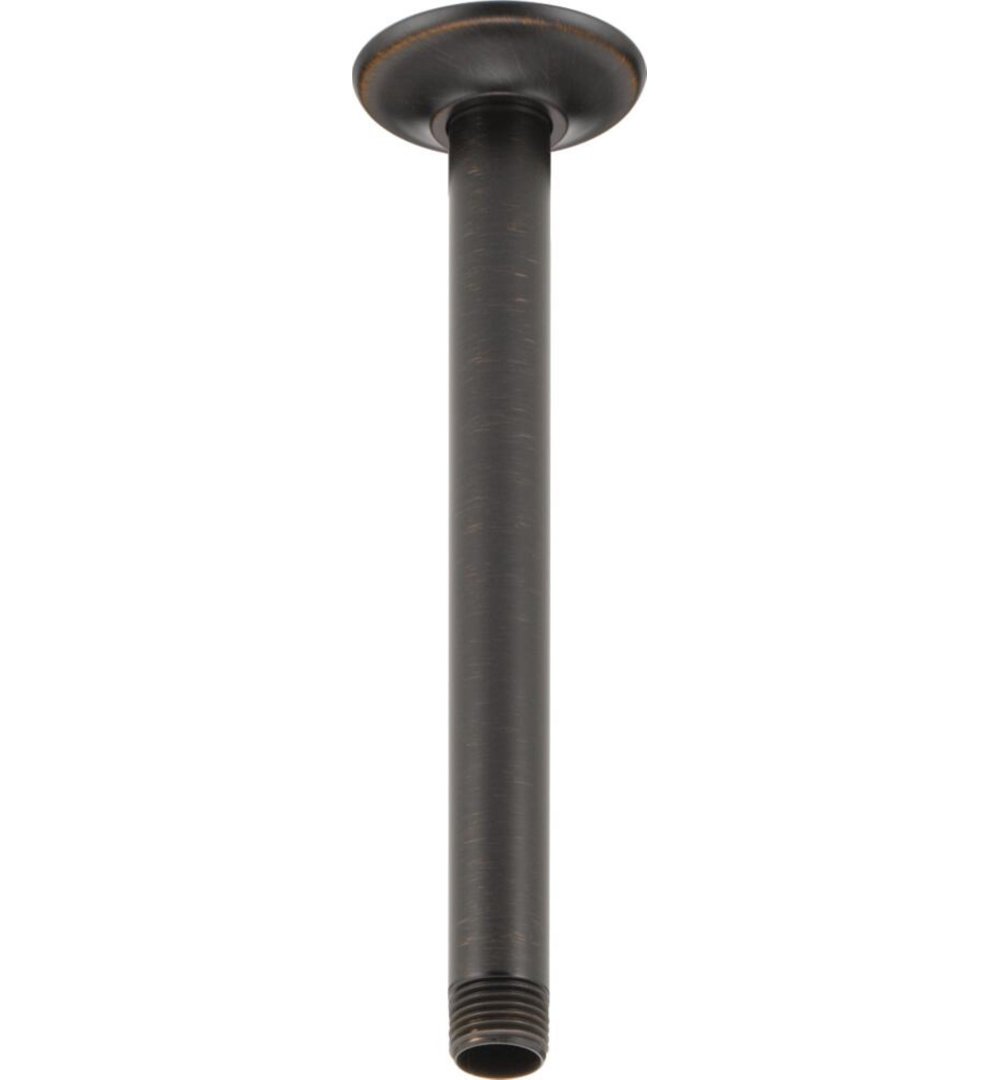 Universal Showering Components Shower Arm and Flange Delta Finish: Venetian Bronze