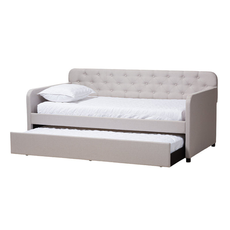 Chehalis Upholstered Daybed, Beige