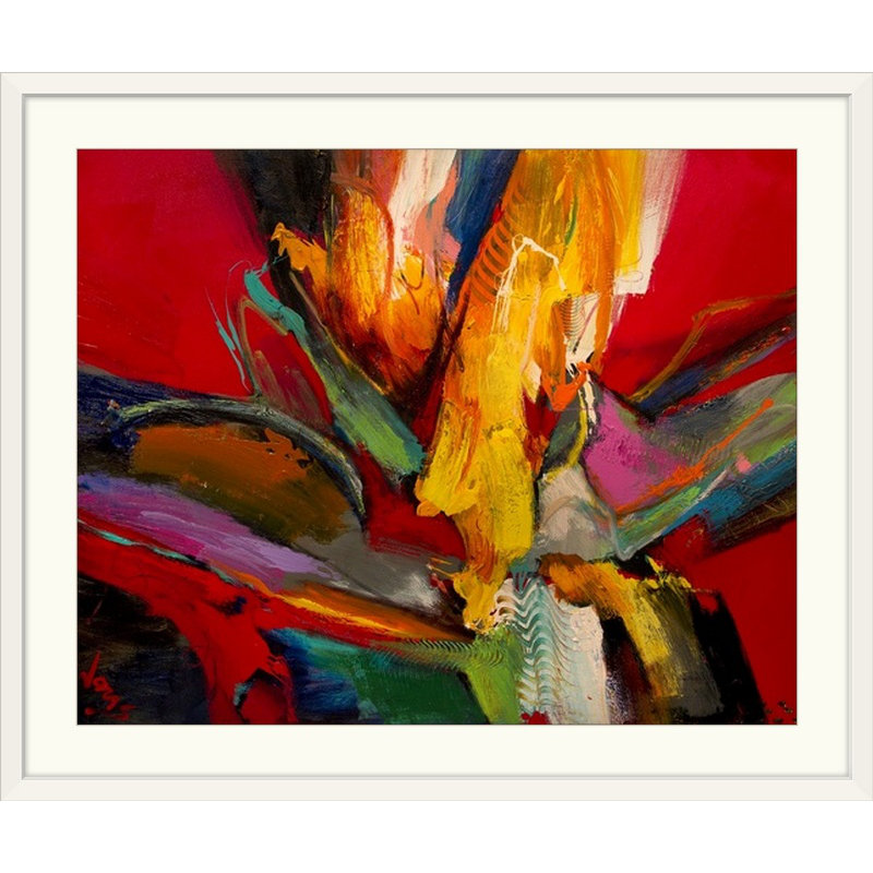 «Rejoycing Rhythm II» par Jonas Gerard - impression d'art graphique, H 16 po x l 20 po x P 1,5 po, Toile