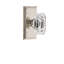 Grandeur Carré Plate Passage with Baguette Crystal Door Knob-1140211-1140213