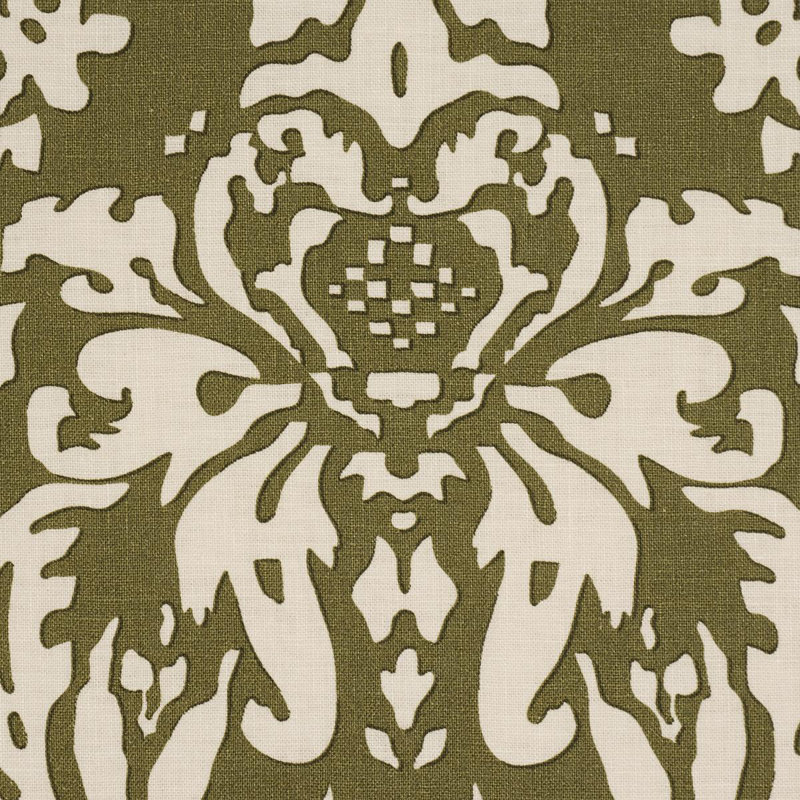 Schumacher X Veere Grenney Suffolk Damask Fabric