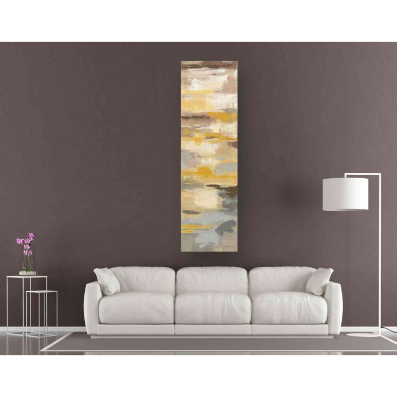 Etsuko Earth Abstracts I by Silvia Vassileva, 60" H x 20" W x 1.5" D