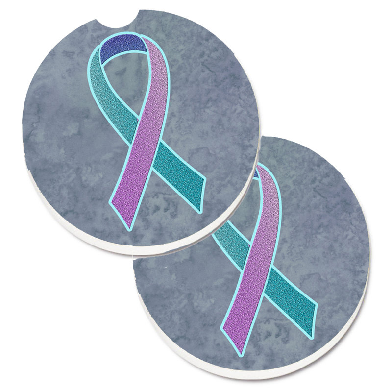 Sous-verre Ribbon for All, Gris / Bleu