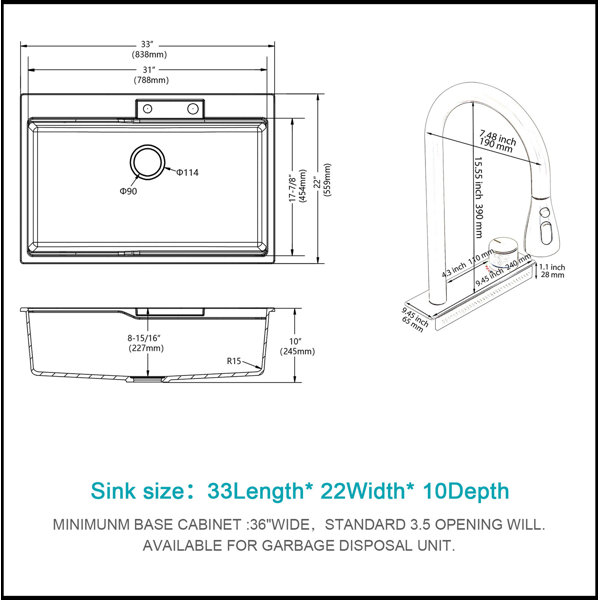 Dimensions du produit