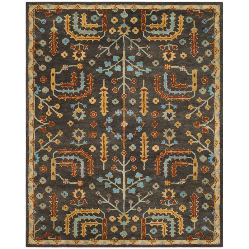 Boyd Hand Tufted Wool Southwestern Rug, Rectangle 9' x 12'