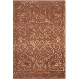 Echevarria Hand-Knotted Wool/Silk Gold Area Rug