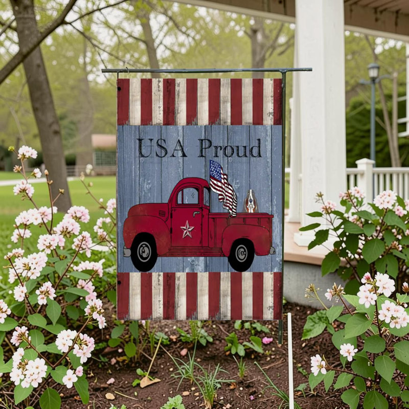 Drapeau de jardin des États-Unis fier