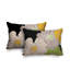  Polyester / Mélange de polyester Housse de coussin rectangulaire intérieure / extérieure lombaire et insert-1900934475