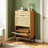 Freestanding Shoe Rack Cabinet With Flip Doors & Drawers-1501550422-1492649940