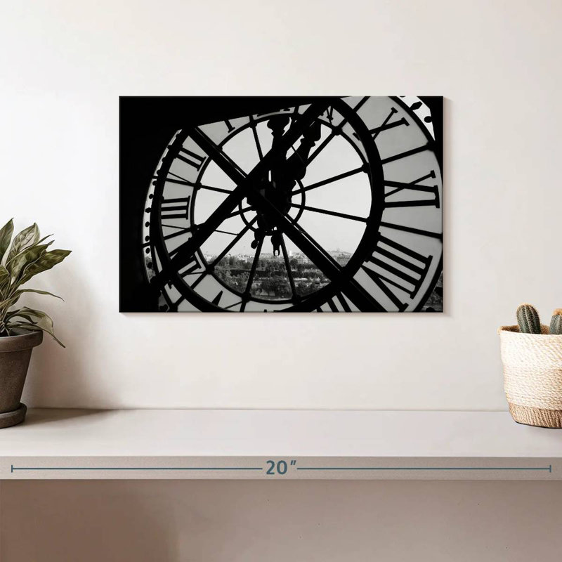 Clock Tower Window, 8" H x 12" W