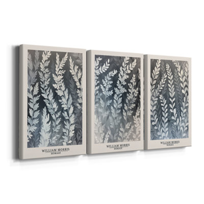 WM MORRIS Series DCCLXXXV  -Custom Wrapped Gallery Canvas - 3 Pieces
