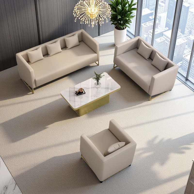 Ensemble de canapé de réception moderne et minimaliste