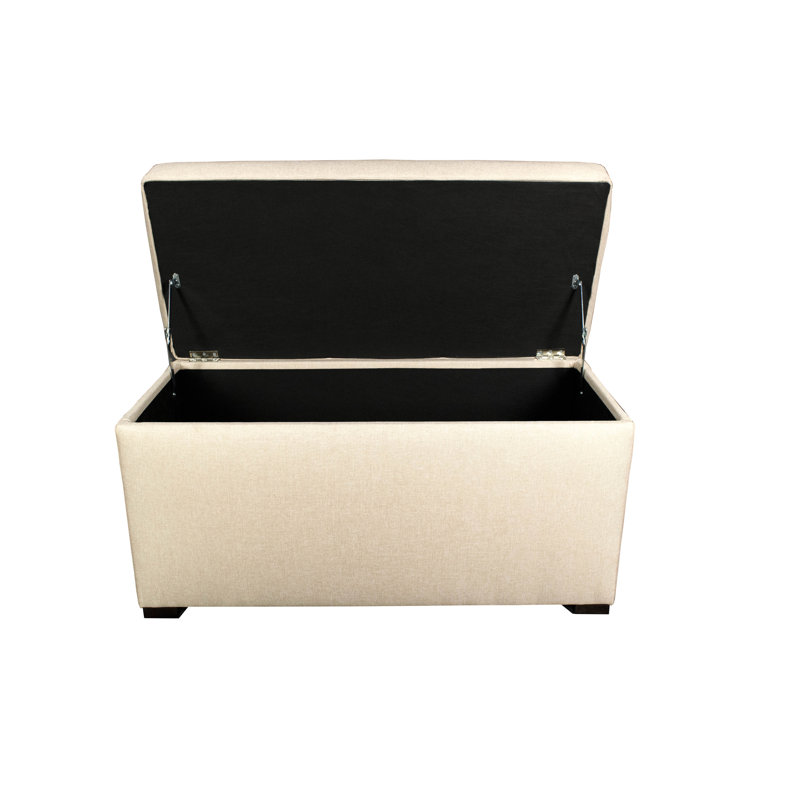 Ayleen Upholstered Storage Bench, Sand