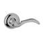 Levier de passage Bravura 903-0 sur rosace ronde traditionnelle en chrome poli - LH-124615542-124615543