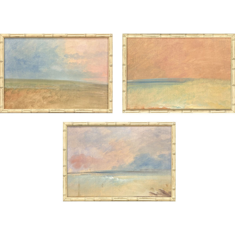 «Serene Horizon I», art encadré