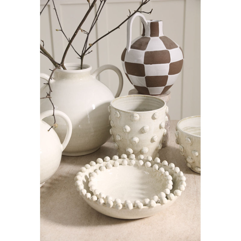 Nesting Lombard Bowl, 16" x 4.25", Off-White