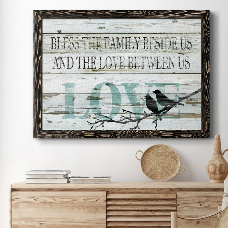 Amour entre nous - Impression sur toile, H 37,5 po x l 27,5 po x P 1,5 po, Noir