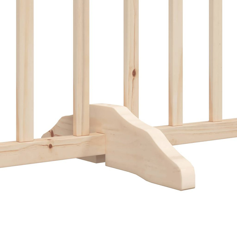 Provo Solid Wood Dog House Door, 60cm H x 300cm W x 2cm D, Beige