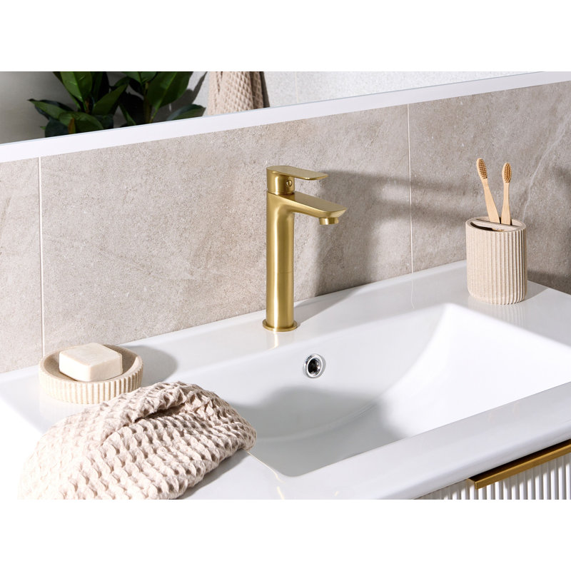 Basin Mixer Tap Magner Brass Silver, Gold