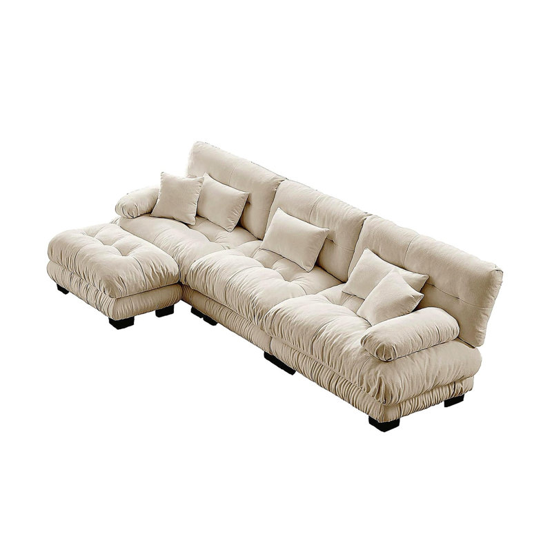 Canapé modulaire Luxury Luxury, Café clair