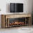 74.3 Inch TV Stand with 48" Electric Fireplace, Extra Large Entertainment Center Media Console Table