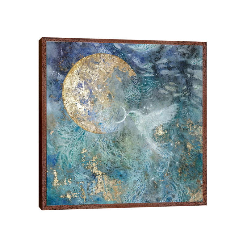 Slivers Of The Moon II by Stephanie Law - Painting on Canvas, 66.04cm H x 66.04cm W x 3.81cm D