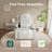 38.9"W Power Swivel Nursery Glider With HugAssist Armrest And Dual Charging Port-172951757