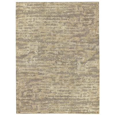 Designers Reserve Geometric Area Rug in Gold/Neutral/Taupe