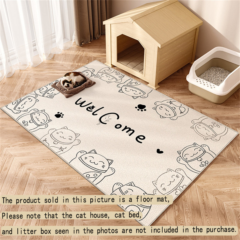 Tapis imperméable et résistant aux urines pour animaux de compagnie, H 0,27 po x l 55,11 po x P 27,55 po