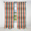 Retro Revival Striped Motif III - Rideau à rayures - Rideau occultant à rayures - 1 panneaux-107546151