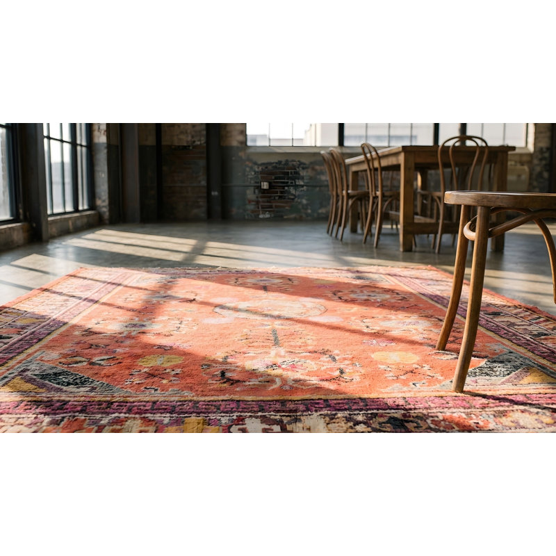 Tapis Khotan antique en laine noué à la main style rustique antique de style grenade des années 1920