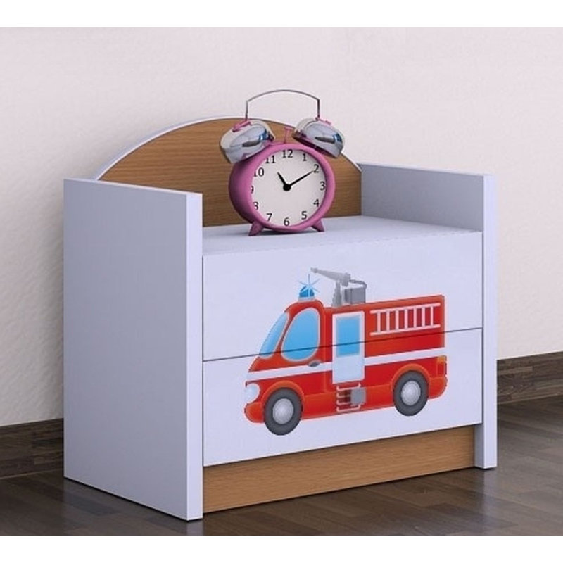 Skyler 2 Drawer Nightstand, Natural