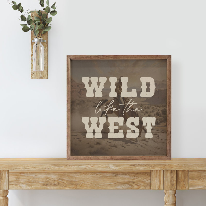Wild Like The West, H 12 po x l 12 po