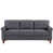 Dark Gray 100% Linen selected