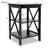Small Side Table Black-Mdf Material Legs