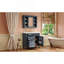 Meuble-lavabo 36 po avec armoire à pharmacie, armoire de rangement moderne avec 2 portes à fermeture douce et 4 tiroirs, meuble-lavabo simple-164513462