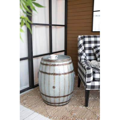 22.5X22.5X26" Drum Side Table