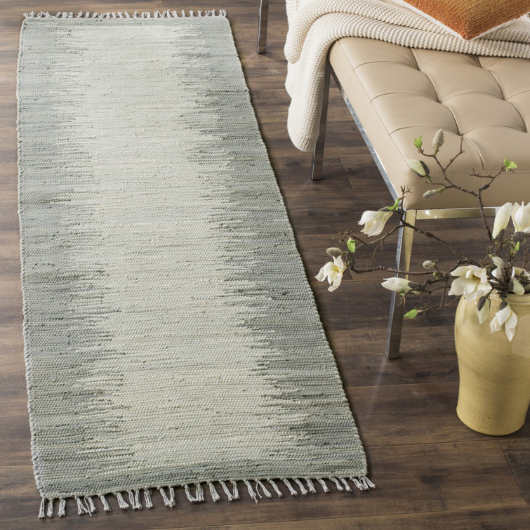 Cayman Hand Woven Cotton Abstract Rug