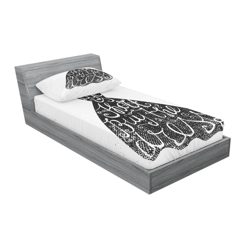Microfiber Sheet Set, Twin XL Sheet Set with Fitted Sheet