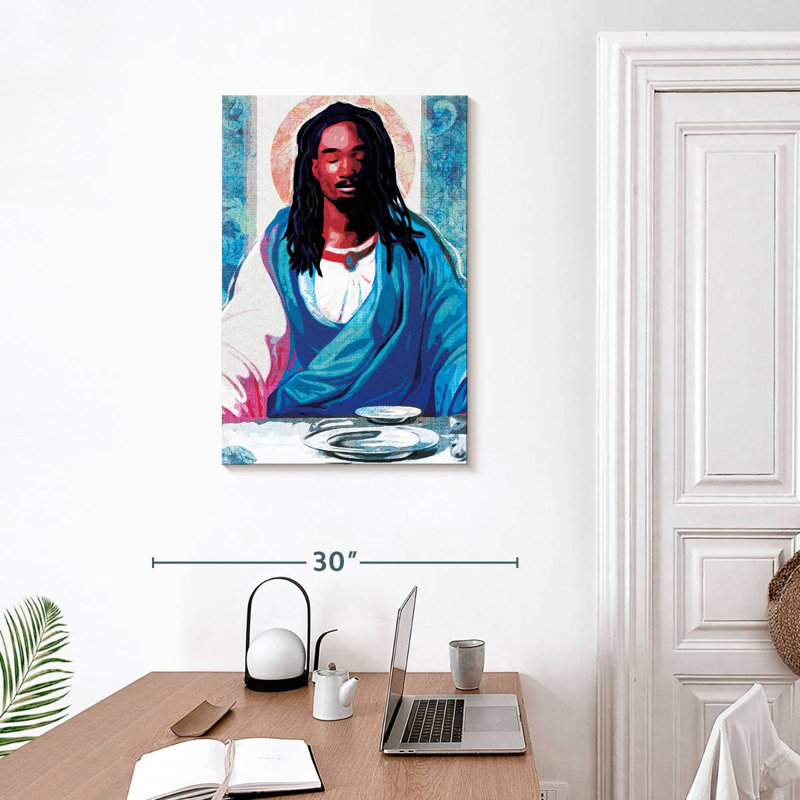 Adella Black Christ, 30" H x 20" W