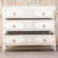 Armoire vintage en bois de pin massif avec 3 tiroirs
