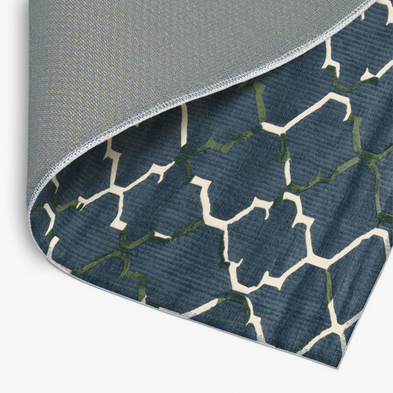 Tapis gris intérieur et extérieur Trellis, Rectangulaire 2 pi x 3 pi