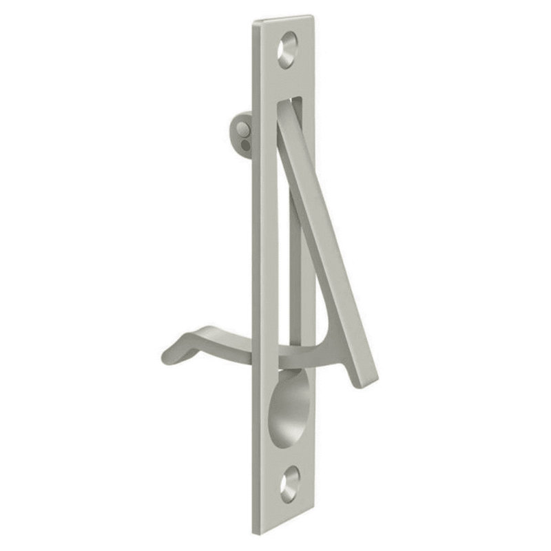 Deltana EP475U15 Edge Pull, 4" x 3/4" in Brushed Nickel, Brushed Nickel