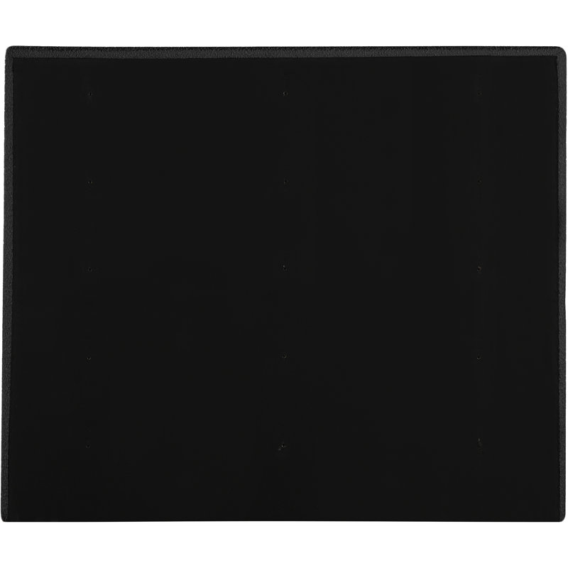 Lit en tissu Adam Boucle, Tissu bouclé noir, Double