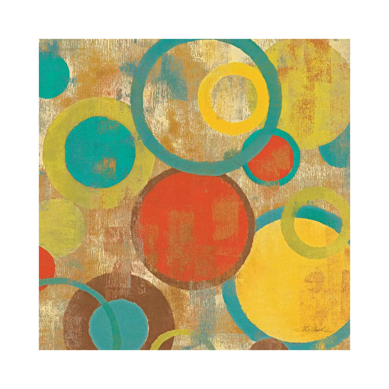 «Kaléidoscope III» par Silvia Vassileva - impression d'art graphique, Toile tendue, Aucun mat, H 12 po x l 12 po x P 0,75 po